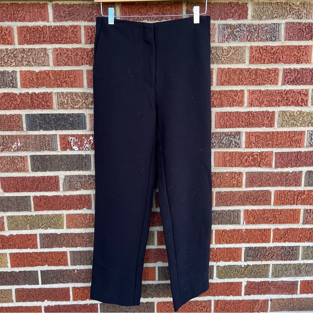 Black High Waist Straight Leg Pant main image 0